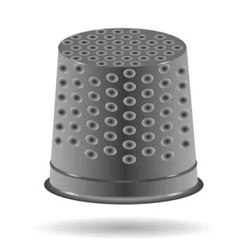 Thimble for finger Illustrazione stock