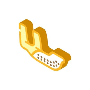 Thimble ring embroidery hobby isometric icon vector illustration Stock Illustration