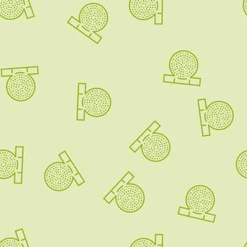 Thimble ring embroidery hobby line seamless pattern Stock Illustration