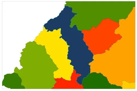 Thimpu vector map Stock Illustration