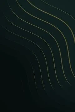 Thin and bold gold lines follow sweeping curved paths over a dark teal back.. 库存插图