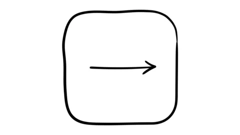 Thin Arrow Right whiteboard animation 4K footage Stock Footage 116579503
