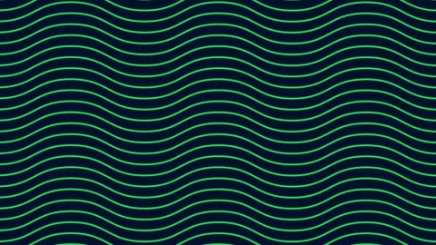 Thin Black Green Line Wave Pattern Background Stock Footage 290819226