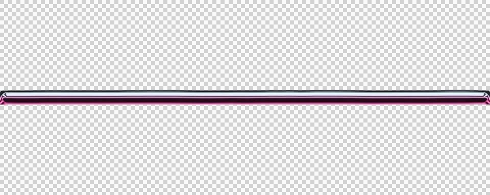 Thin black horizontal line on white background with subtle shadow transparent Stock Illustration