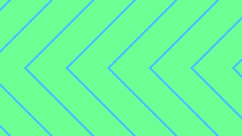 Thin blue arrow move right to left on green background Stock Footage 151098794