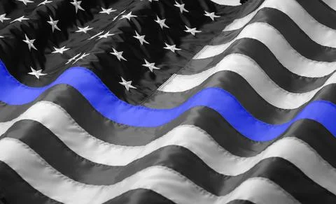 The thin Blue Line Stock Photos