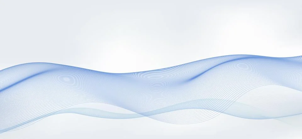 Thin blue lines on a light gray background. Abstract pattern Stock Illustration