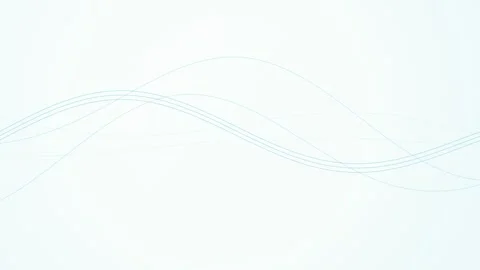 Thin blue lines undulate across a light background in a seamless loop Stock Footage 341070772