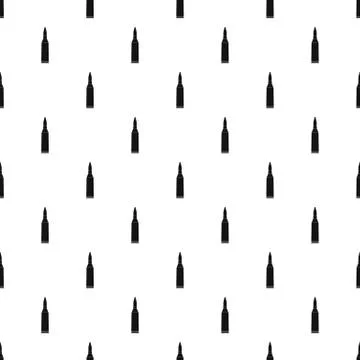 Thin cartridge pattern seamless vector Stock Illustration