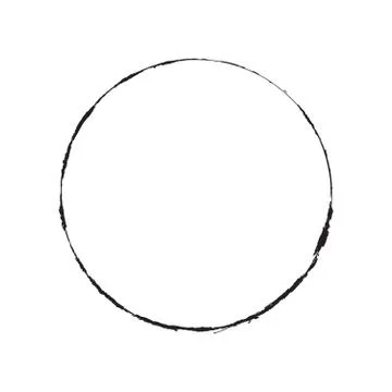 Thin Circle Frame イラスト素材