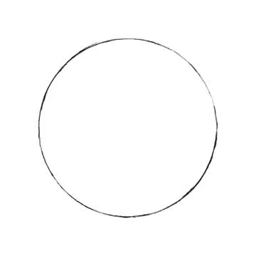 Thin Circle Frame Stock Illustration