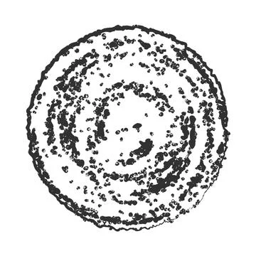 Thin Circular Stamp Set01-09 Stockillustratie