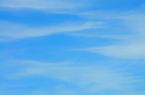 Thin Clouds in a Blue Sky Stock Photos