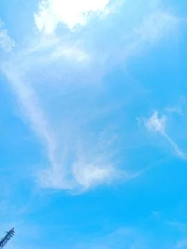 Thin clouds during the day Stock Photos