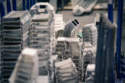 Thin core of aluminium core Stock Photos