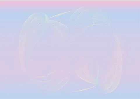 Thin curved multicolored lines that make an elegant pattern for design. Stock Illustration