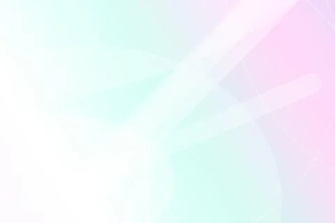 Thin curved network strands and circular forms float over a turquoise and p.. Stock-Illustration