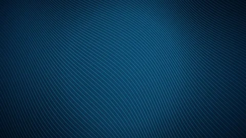Thin diagonal wavy lines ripple in a dark blue seamless loop Stock Footage 341492662