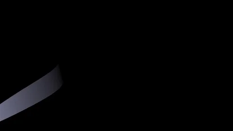 Thin elliptical sticker opens, space for text appears under Video stock 76521696