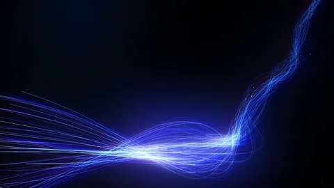 Thin Fiber Optic Cables Concept 1 4k Stock Footage 145498009