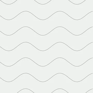 Thin flowing wave lines repeat across a pale green background creating a serene Stock Illustration