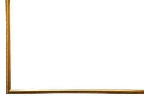 Thin gold border Stock Photos