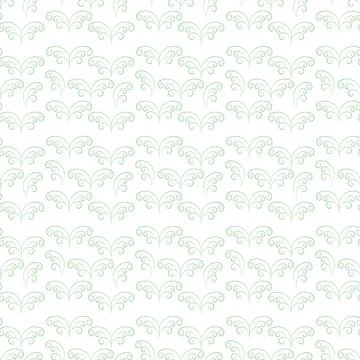 Thin graceful sprigs of grass and plants on a white background. Stock Illustration