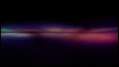 Thin horizontal light beam with purple glow on dark background, subtle motion bl Stock-Footage 296881570