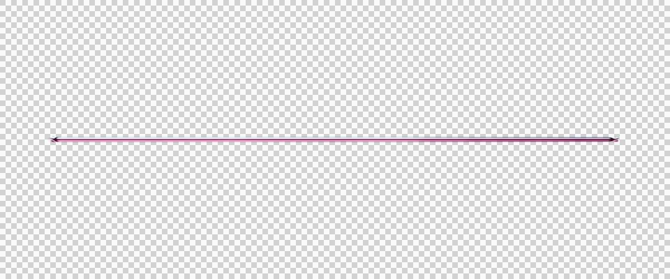 Thin horizontal red line on white background transparent background Stock Illustration
