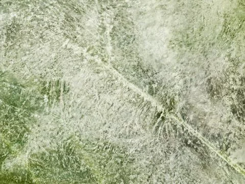 Thin ice with bubbles Stock Photos