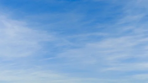 Thin Layer of Clouds In The Sky Stock-Footage 100022086