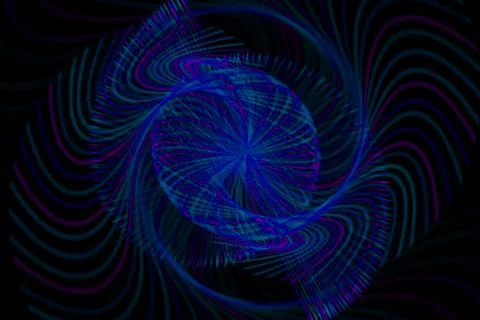 Thin line art pattern particle CG background wallpaper Stock Illustration