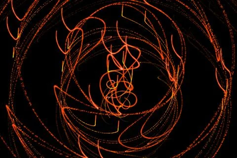 Thin line art pattern particle CG background wallpaper Stockillustratie