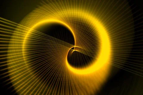 Thin line art pattern particle CG background wallpaper Stock Illustration