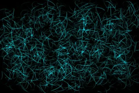 Thin line art pattern particle CG background wallpaper Stock Illustration
