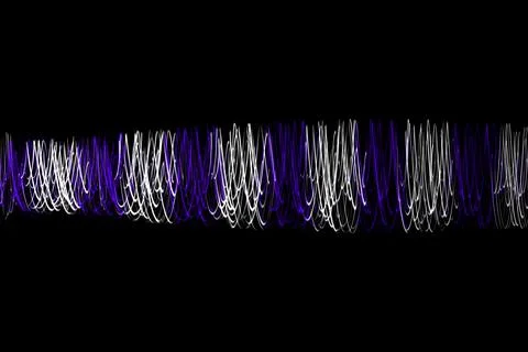 Thin line art pattern particle CG background wallpaper Illustrazione stock