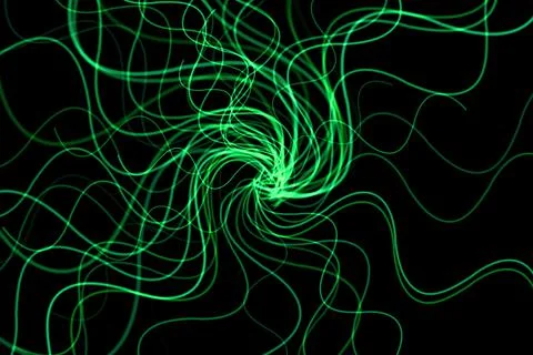 Thin line art pattern particle CG background wallpaper Stock Illustration