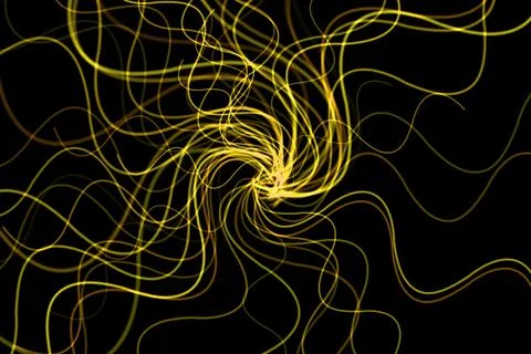 Thin line art pattern particle CG background wallpaper Stock Illustration