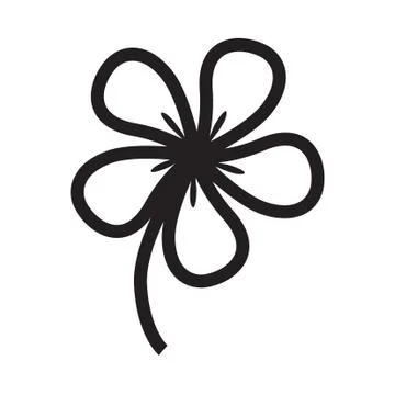 Thin line flower icon 스톡 일러스트