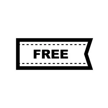 Thin line free icon Stock Illustration