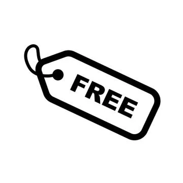 Thin line free icon Stock-Illustration