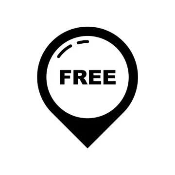 Thin line free icon Stock Illustration