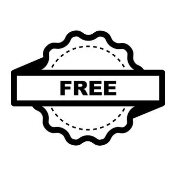 Thin line free icon Illustrazione stock