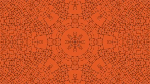 Thin line geometric pattern on an orange background. Simple motion graphic Stockbeeldmateriaal 219024378
