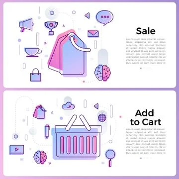 Thin line icon layout design flat design concept . Vector illustrate.. Stock Illustration