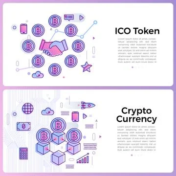 Thin line icon layout design flat design concept . Vector illustrate.. Stock Illustration