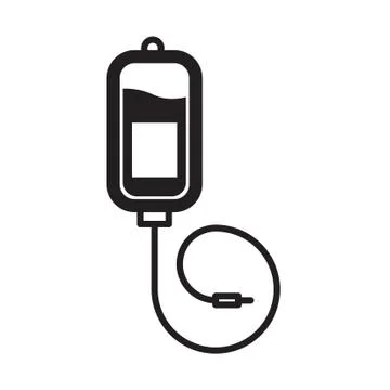 Thin line infusion icon Stock-Illustration