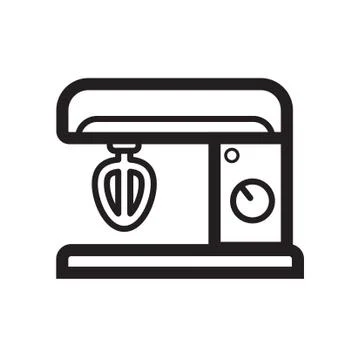 Thin line mixer icon Stock-Illustration