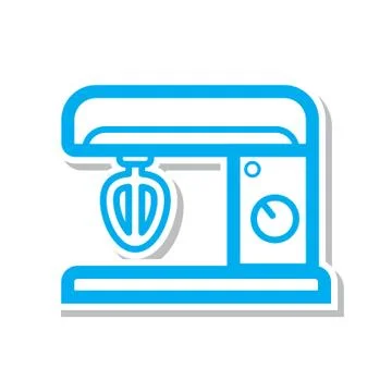 Thin line mixer icon Stock Illustration