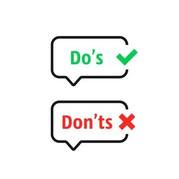 Thin line positive and negative marks Stock Illustration